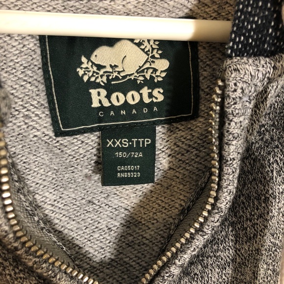 Roots heathered grey zip hoodie - Picture 4 of 5